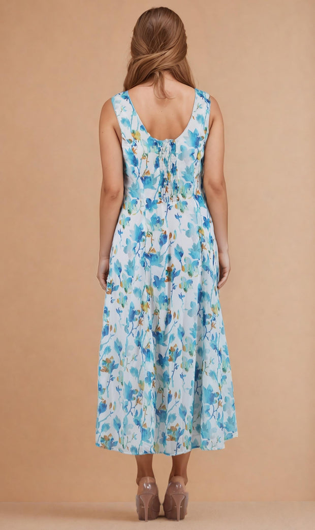 Bowen Floral Print Georgette Dress