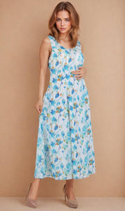 Bowen Floral Print Georgette Dress