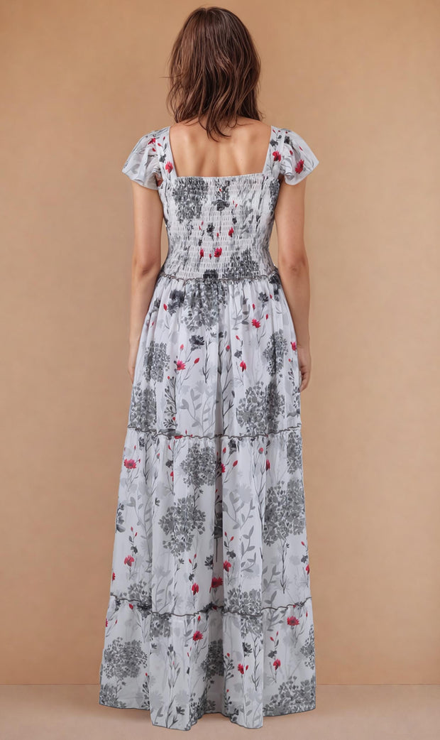 Leena Smocked Body Maxi Dress