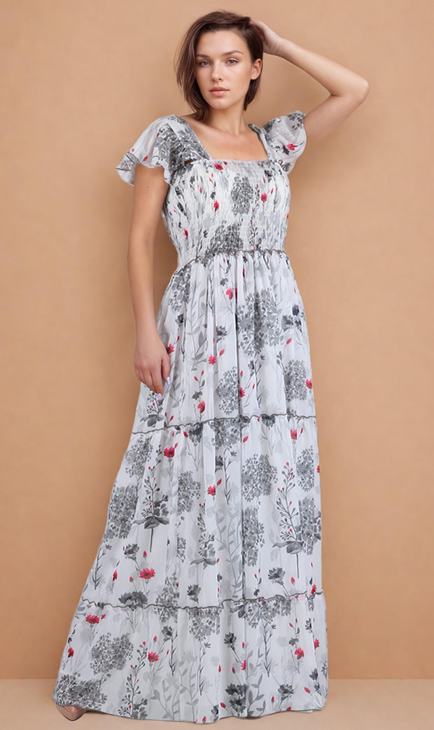Leena Smocked Body Maxi Dress