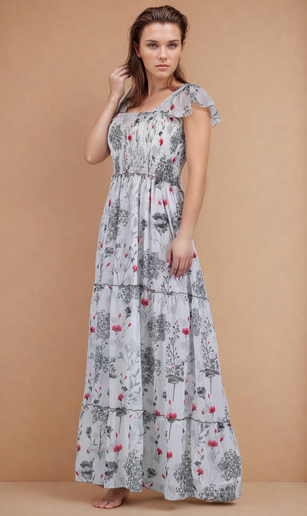 Leena Smocked Body Maxi Dress