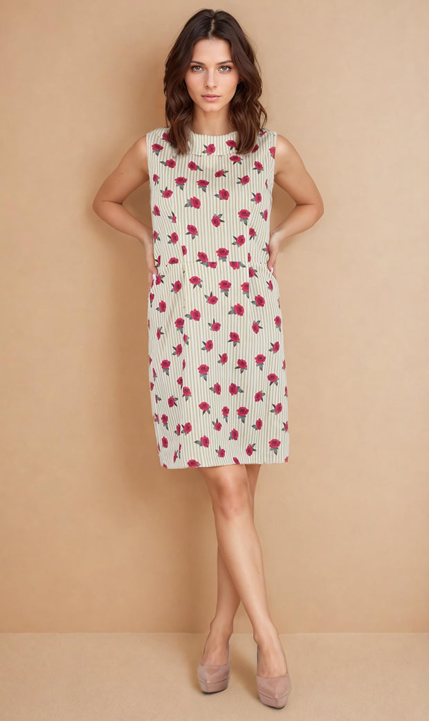 Moana Abstract Printed Dress