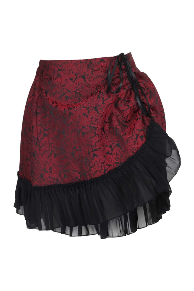 Mckayla Brocade Waist Training Corset and Skirt Co-Ord Set