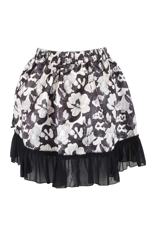 Carol Satin Waist Training Corset and Skirt Co-Ord Set