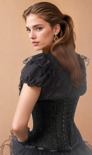 Rochelle Brocade Underbust Steel Bone Corset