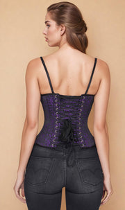 Rocio Custom Made Brocade Underbust Steel Bone Corset