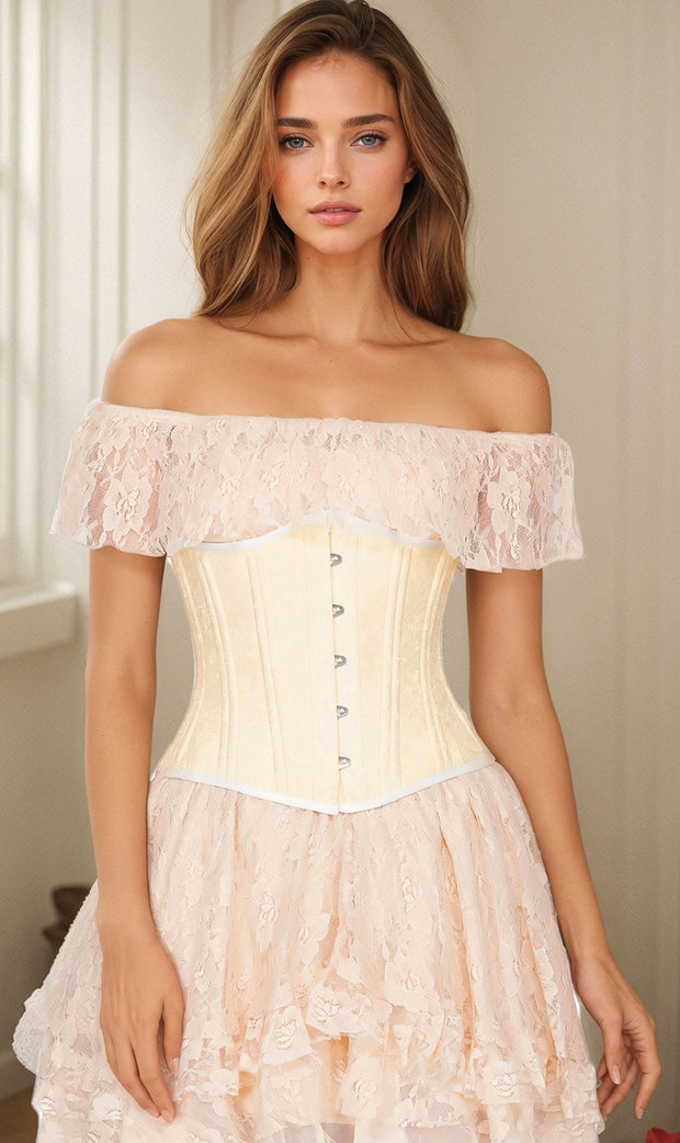 Adley Waist Training Brocade Underbust Corset