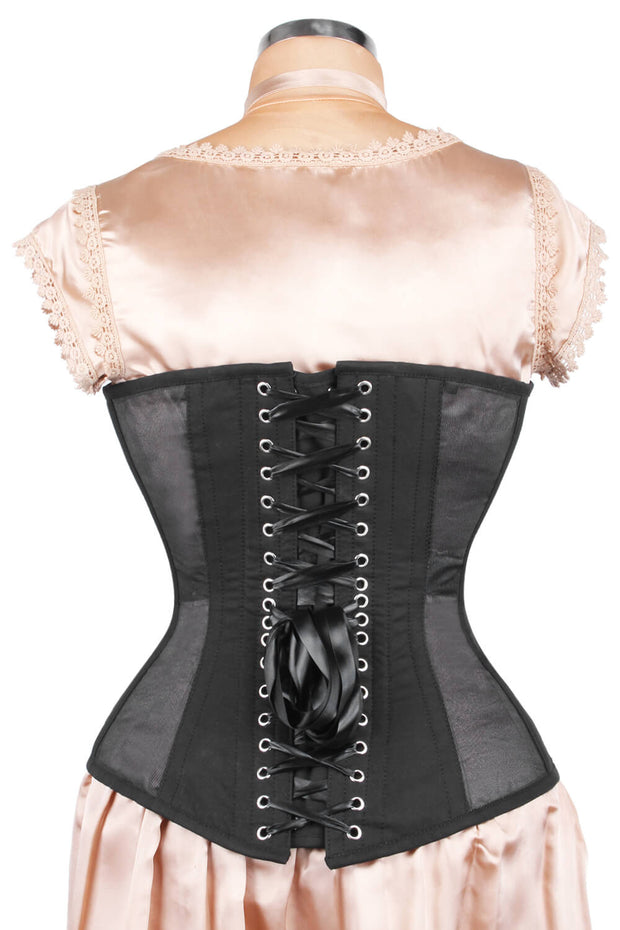 Edwardian Long Line Mesh Corset (ELC-401)