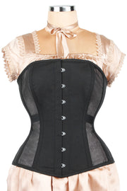 Edwardian Long Line Mesh Corset (ELC-401)