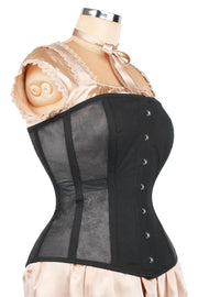 Edwardian Long Line Mesh Corset (ELC-401)