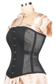 Edwardian Long Line Mesh Corset (ELC-401)