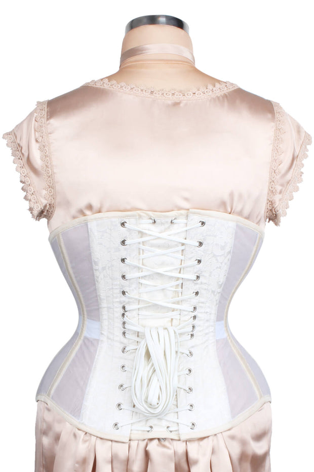 Birdena Mesh with Ivory Brocade Underbust Corset (ELC-501)