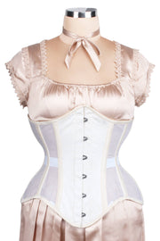 Birdena Mesh with Ivory Brocade Underbust Corset (ELC-501)