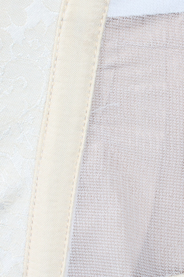 Birdena Mesh with Ivory Brocade Underbust Corset (ELC-501)