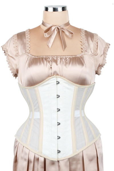 Demaris Mesh with Brocade Underbust Corset (ELC-601)
