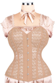 Tiona Mesh with Lace Overlay Waist Reducing Corset