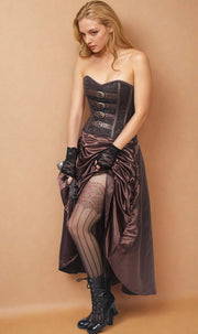 Floriano Overbust Steampunk Corset Dress
