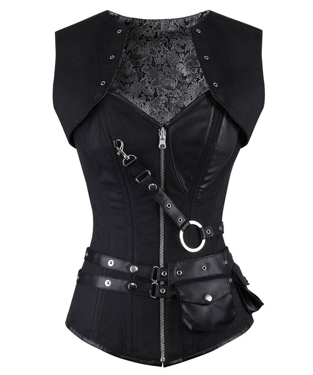 Blenda Gothic Overbust Reversible Corset