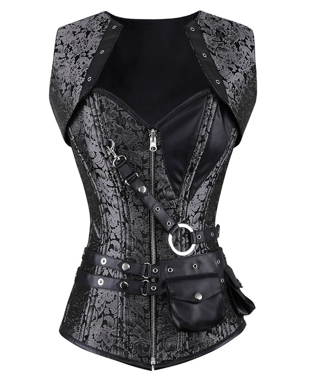 Blenda Gothic Overbust Reversible Corset