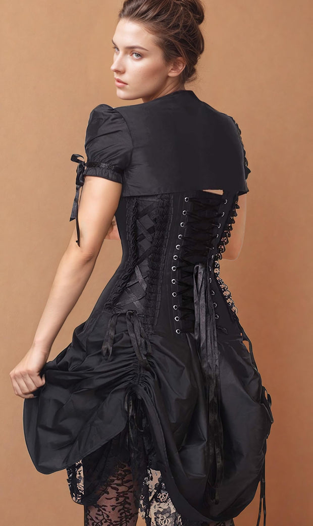 Franz Custom Made Victorian Inspired Corset Dress with Bolero