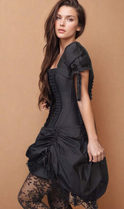 Franz Custom Made Victorian Inspired Corset Dress with Bolero