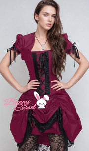 Fyodor Custom Made Victorian Inspired Corset Dress with Bolero