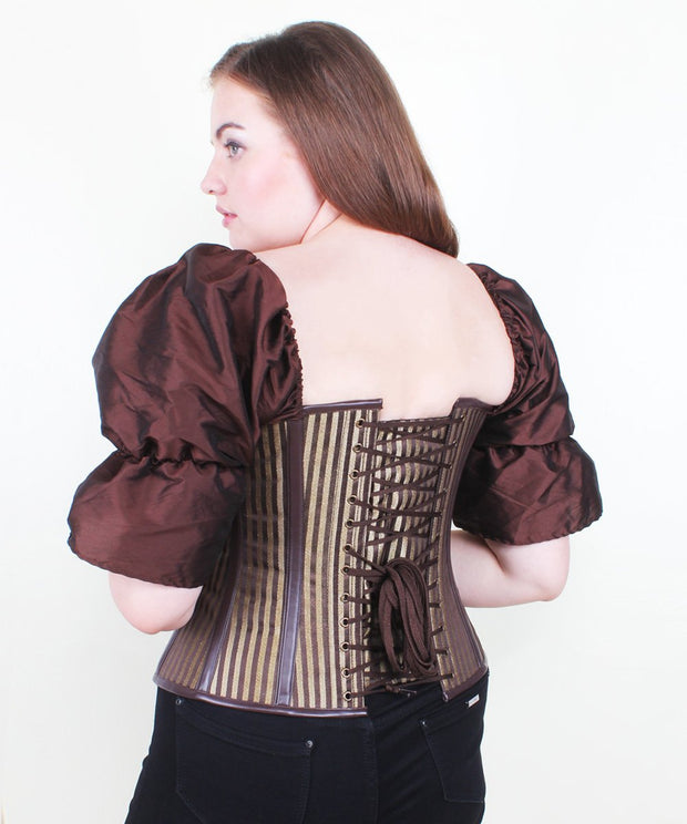 Jazelle Brocade Steampunk Overbust Corset