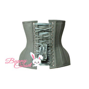 Waist Trainer Corset, Cotton Curvy Corset, Olive Corset