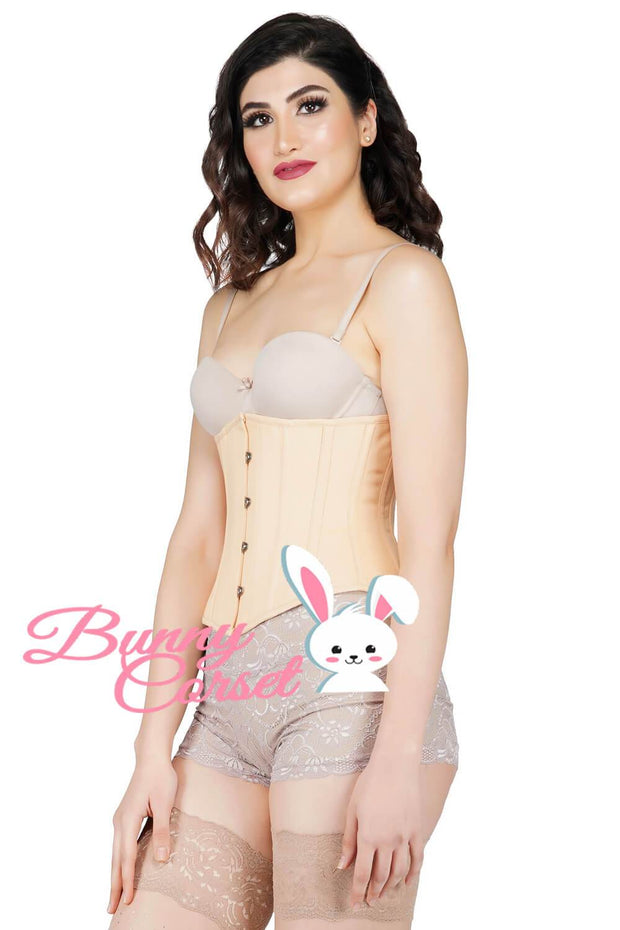 Camella Corset In Nude Cotton