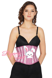 Audrie Lace Overlay Mesh Corset