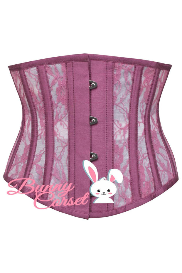 Audrie Lace Overlay Mesh Corset