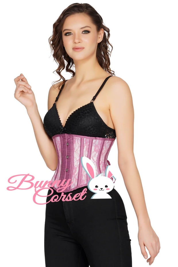 Audrie Lace Overlay Mesh Corset