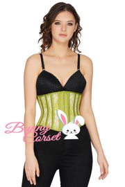 Audrie Lace Overlay Mesh Corset