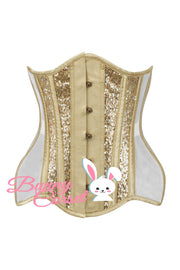 Madeleina Mesh Sequin Corset