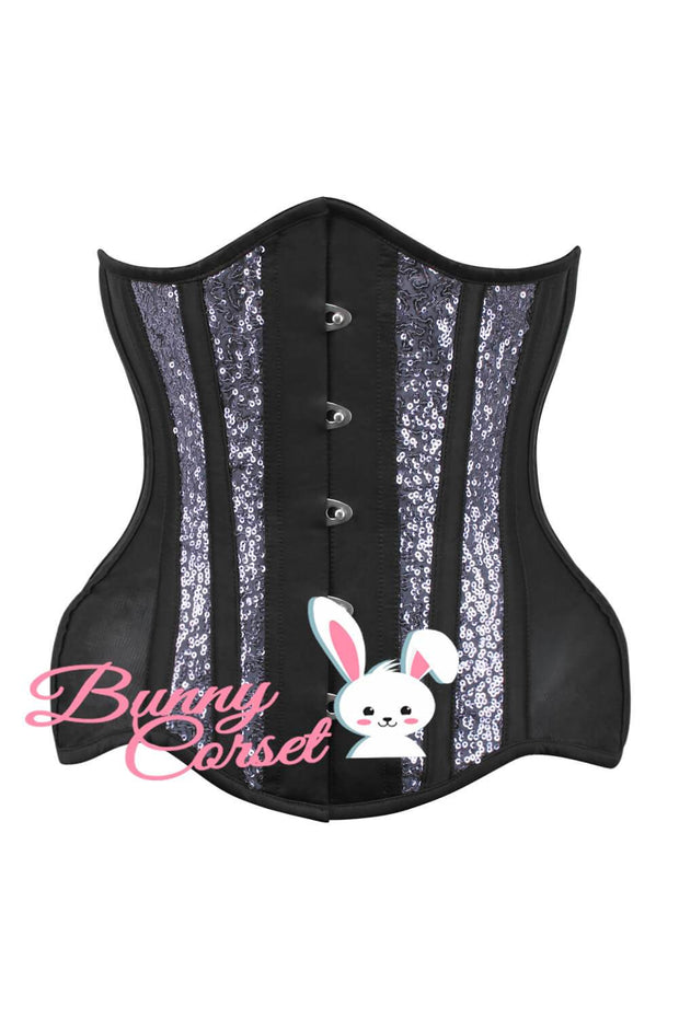 Madelynn Sequin Mesh Corset