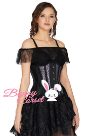 Madelynn Sequin Mesh Corset