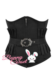 Camille Black Gothic Underbust Corset