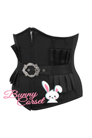 Camille Black Gothic Underbust Corset