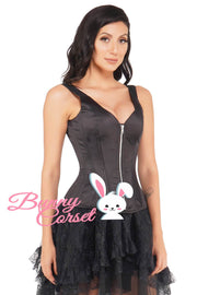 Dannalee Black Corset With Shoulder Straps