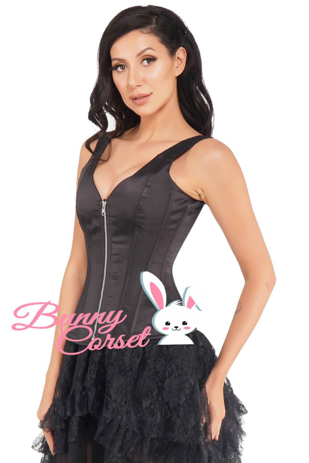 Dannalee Black Corset With Shoulder Straps