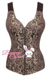 Genisia Overbust Corset With Shoulder Straps