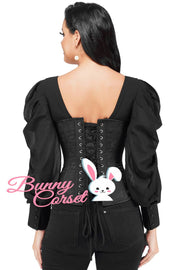 Ellie Black Brocade Corset