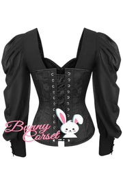 Ellie Black Brocade Corset