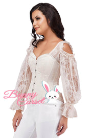 Everly Cold Shoulder Brocade Corset