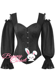 Aubrey Overbust Black Corset