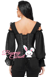 Anna Cold Shoulder Brocade Corset