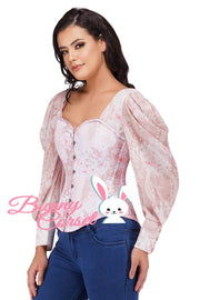 Avery Cold Shoulder Overbust Corset