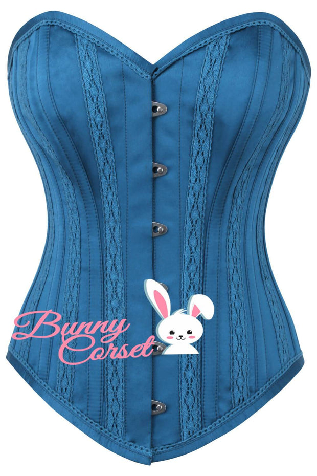 Eliza Overbust Corset In Duchess Satin