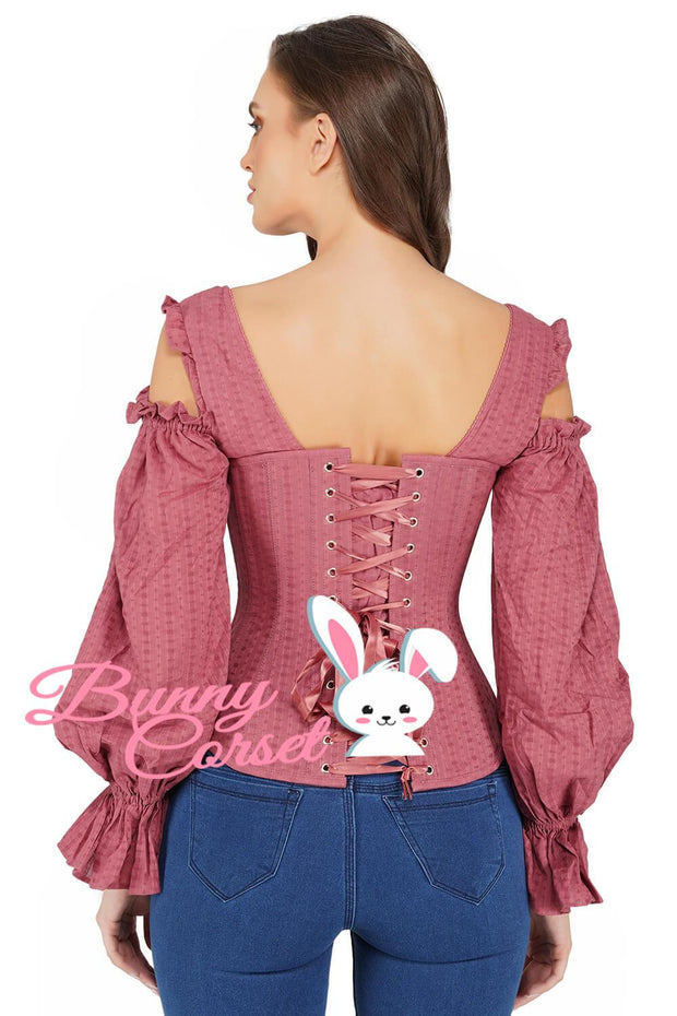 Catherine Overbust Cotton Corset