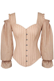 Lena Bespoke Cotton Full Sleeve Corset